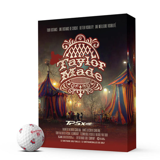 Taylormade TP5x Pix Nightmare Circus Clown Golf Balls - 1 Dozen