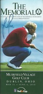 Justin Rose Signed 2010 The Memorial Spectator Guide