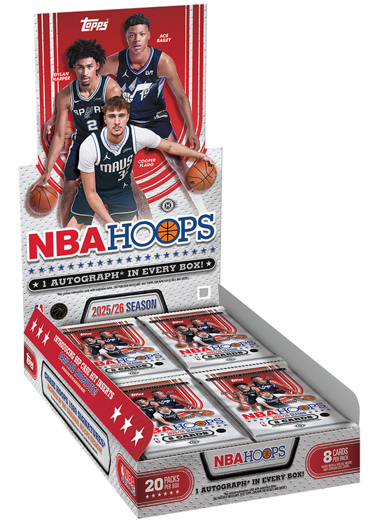 2025-26 Topps Hoops Basketball Trading Cards Factory Sealed Hobby Box