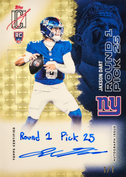 2025 Topps Signature Class Football Trading Cards Sealed Jumbo Hobby Box