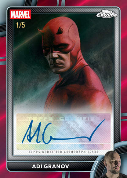 2026 Topps Chrome Marvel Comics Officially Licensed Trading Cards Hobby Box