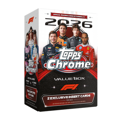 2026 Topps Chrome Formula 1 F1 Trading Card Factory Sealed Value Blaster Box