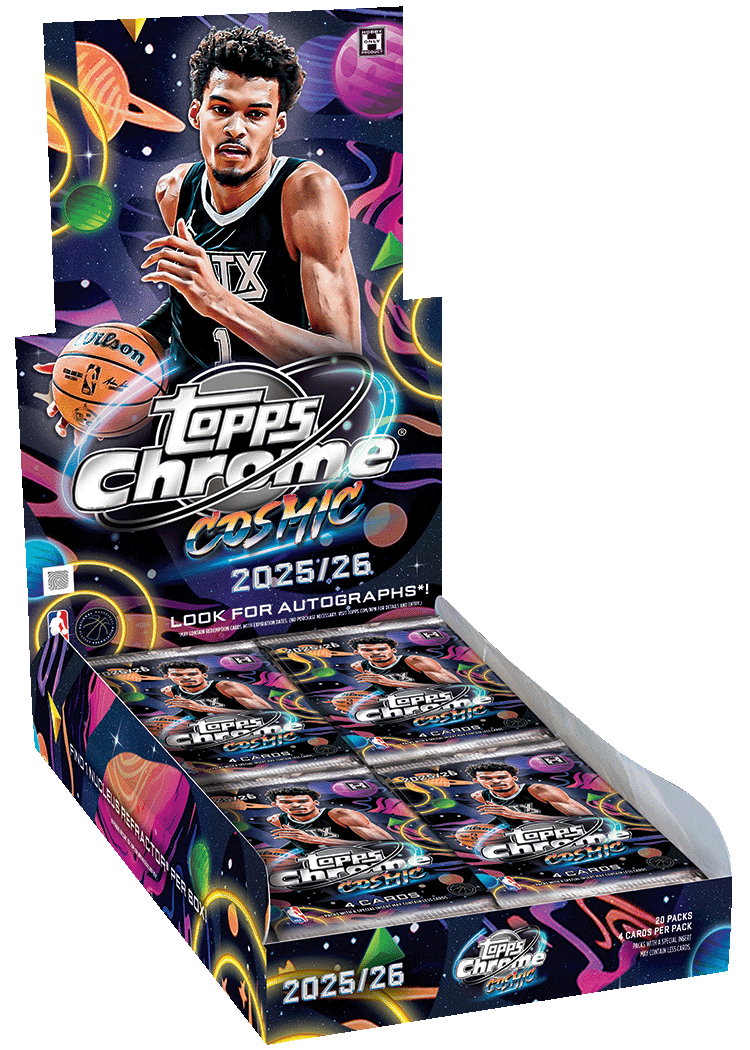 2025-26 Topps Chrome Cosmic Basketball Trading Cards Factory Sealed Hobby Box