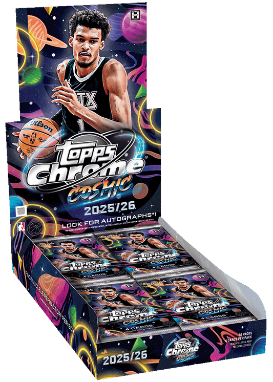 2025-26 Topps Chrome Cosmic Basketball Trading Cards Factory Sealed Hobby Box