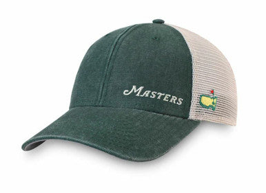 2021 Masters Logo Green Mesh Men's Snapback Hat Augusta National Golf Club