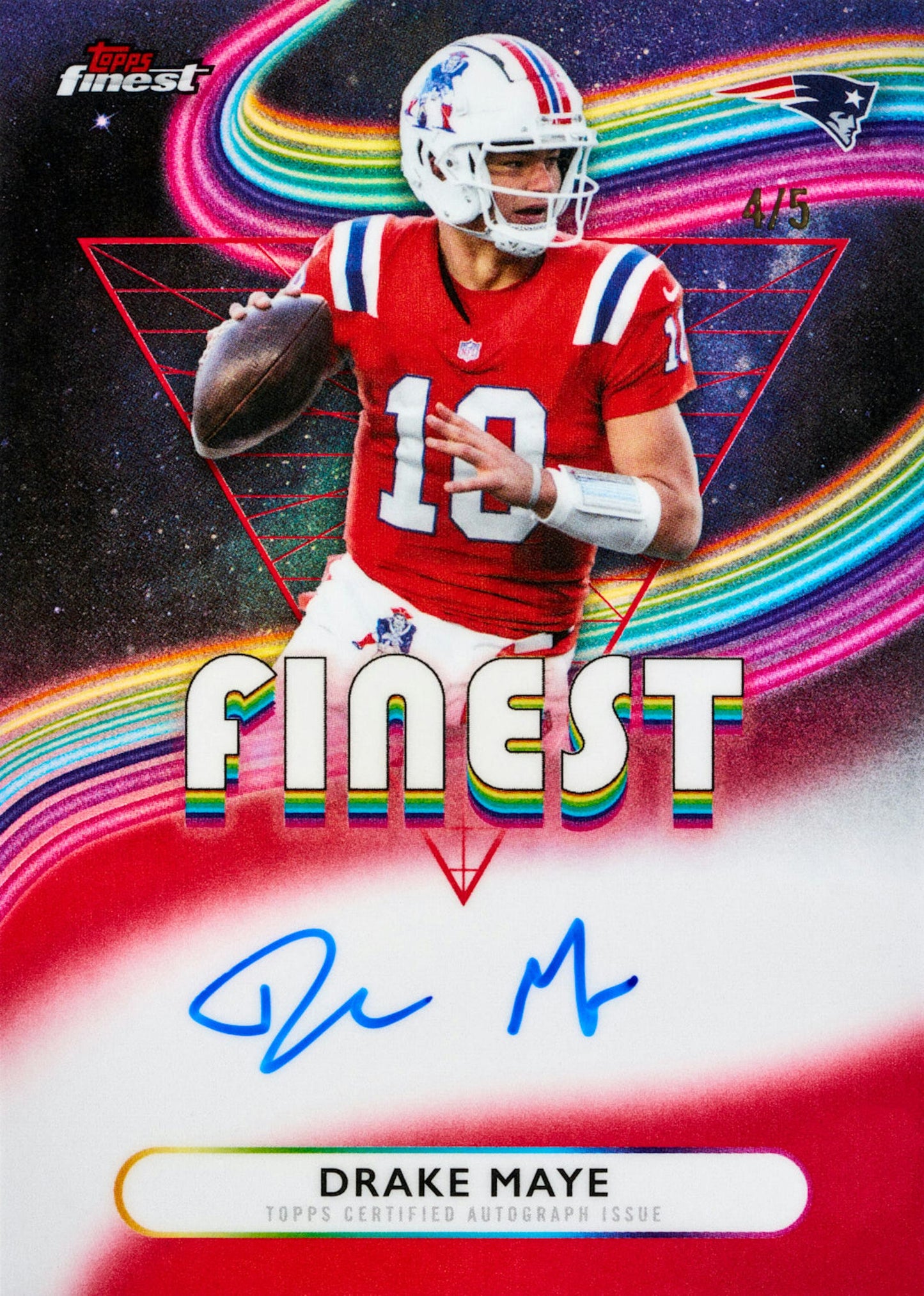 2025 Topps Finest Football Trading Cards Factory Sealed Hobby Box (2 autos/box)