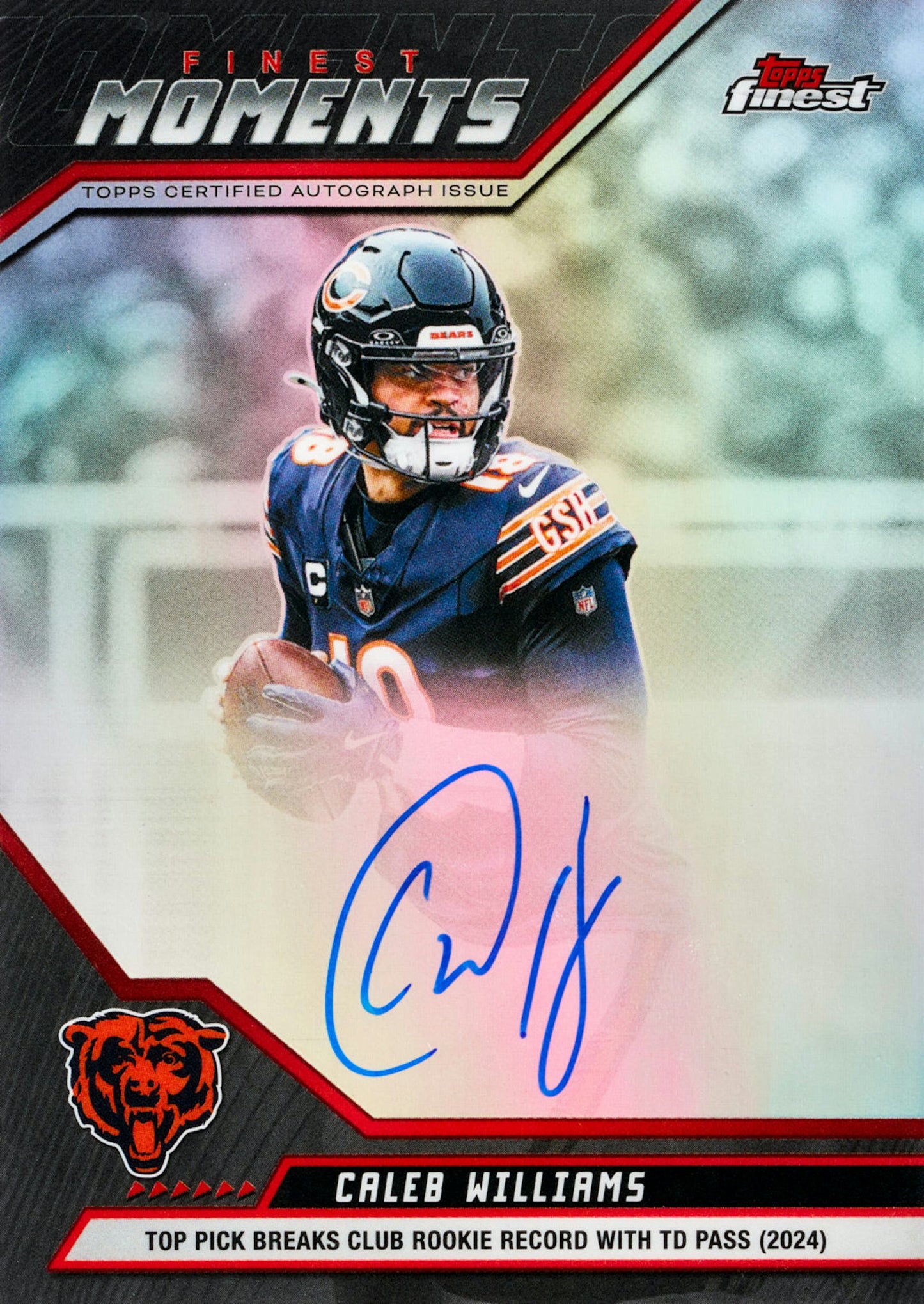 2025 Topps Finest Football Trading Cards Factory Sealed Hobby Box (2 autos/box)