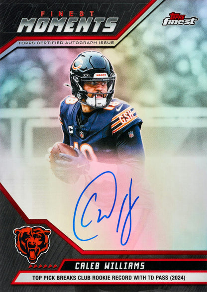 2025 Topps Finest Football Trading Cards Factory Sealed Hobby Box (2 autos/box)