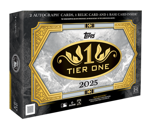 2025 Topps Tier One Baseball Trading Cards Hobby Box