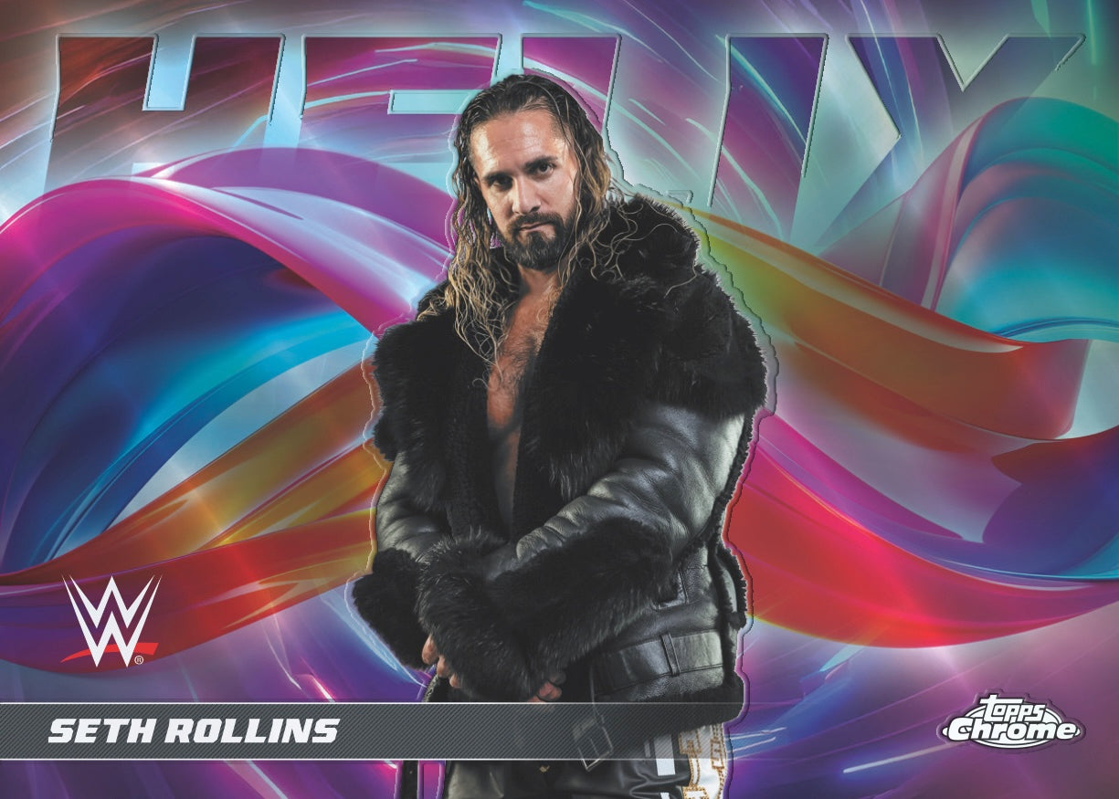 2026 Topps Chrome Wrestling WWE Trading Cards Mega Box