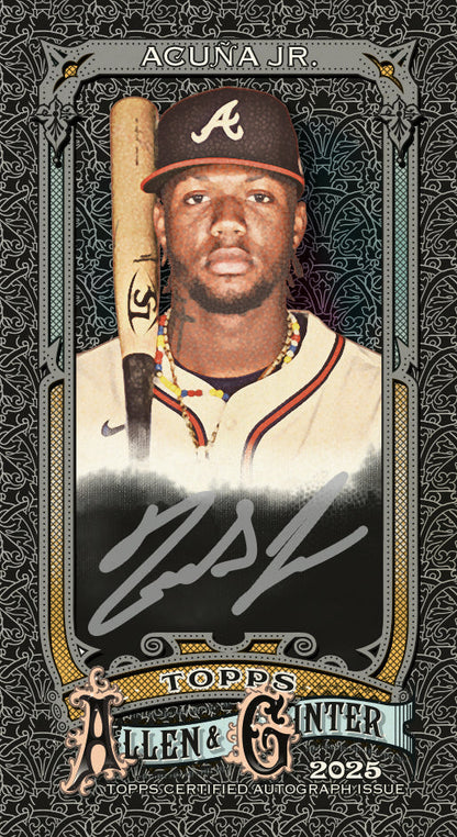 2025 Topps Allen & Ginter X Baseball Trading Cards Hobby Box (1 autograph/box)