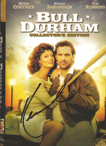 Kevin Costner Autographed Bull Durham Collector's Edition DVD Movie Cover