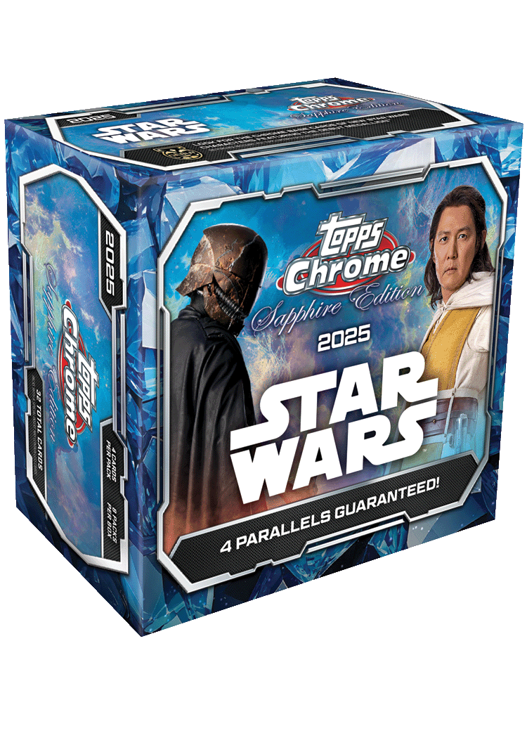 2025 Topps Chrome Star Wars Sapphire Edition Hobby Box