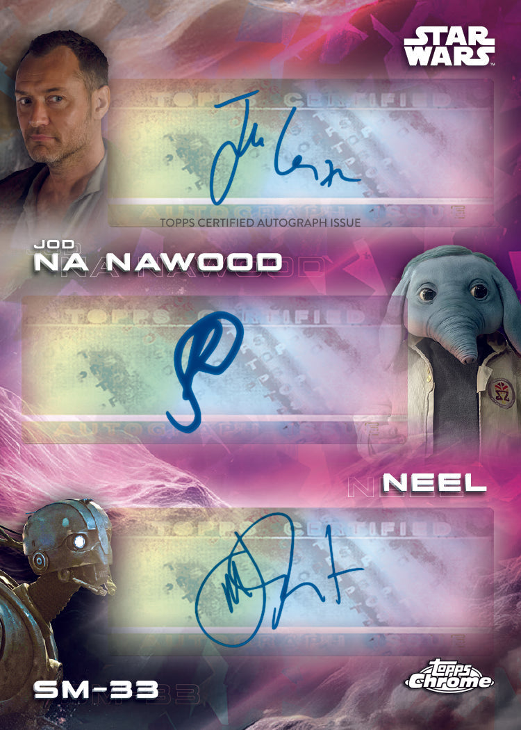 2025 Topps Chrome Star Wars Sapphire Edition Hobby Box