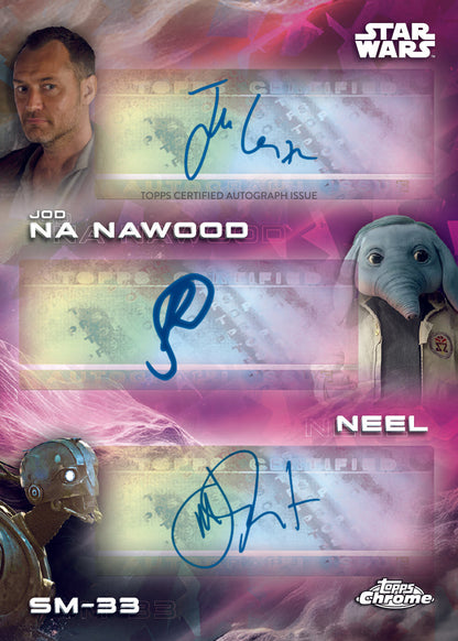 2025 Topps Chrome Star Wars Sapphire Edition Hobby Box