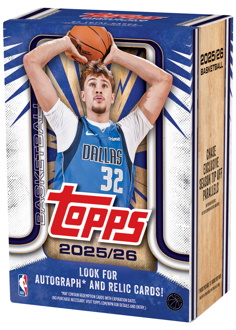 2025-26 Topps Basketball Trading Cards Blaster Value Box