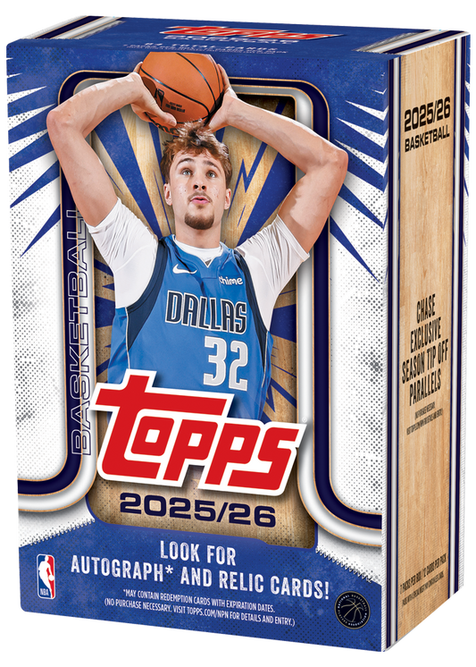 2025-26 Topps Basketball Trading Cards Blaster Value Box