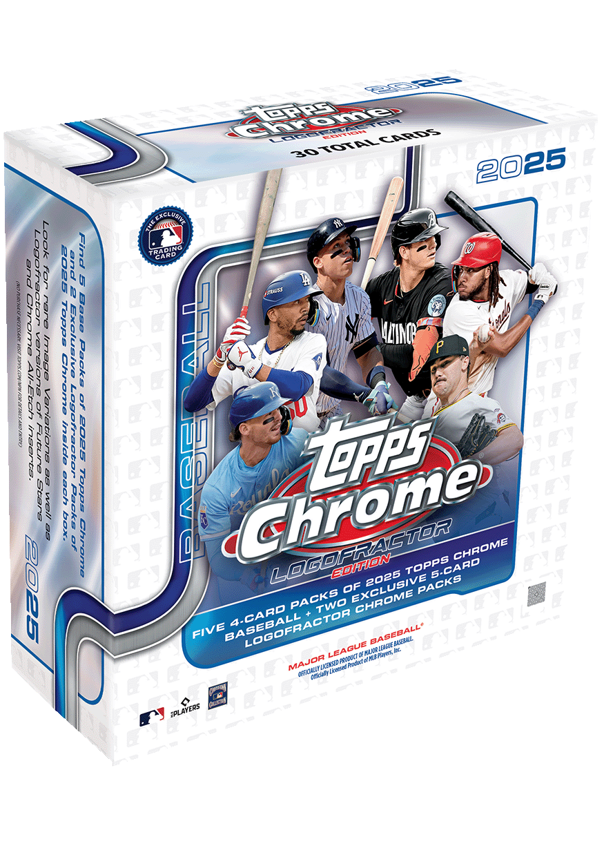 2025 Topps Chrome Baseball Logofractor Edition Trading Cards Mega Box