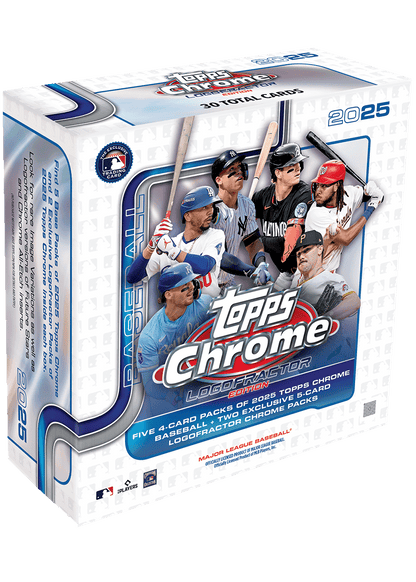 2025 Topps Chrome Baseball Logofractor Edition Trading Cards Mega Box