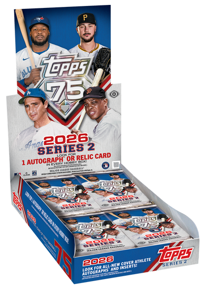 2026 Topps Baseball Series 2 Trading Cards Factory Sealed Hobby Box