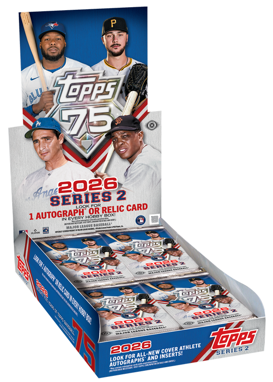 2026 Topps Baseball Series 2 Trading Cards Factory Sealed Hobby Box