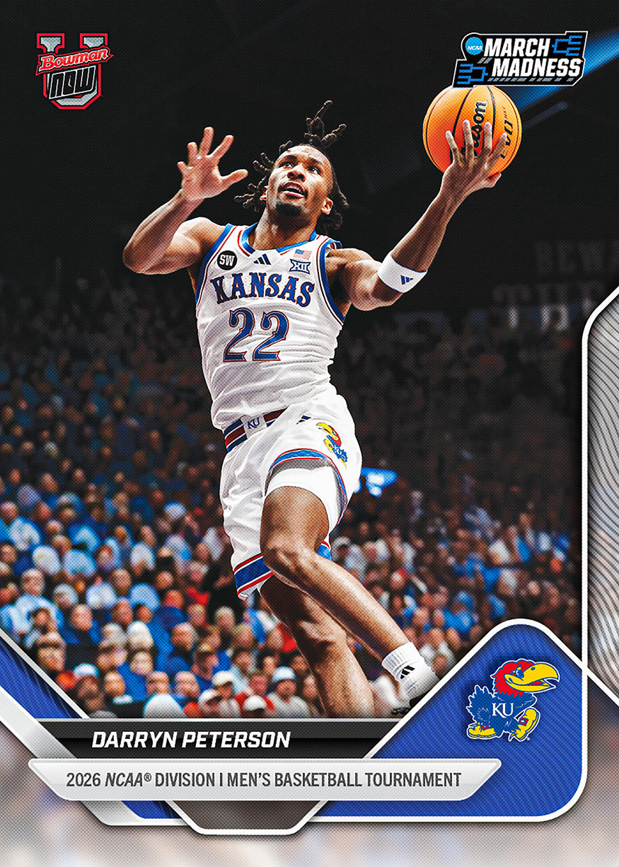 2025-26 Bowman U Now Basketball March Madness Hobby Box - 3 autographs/box