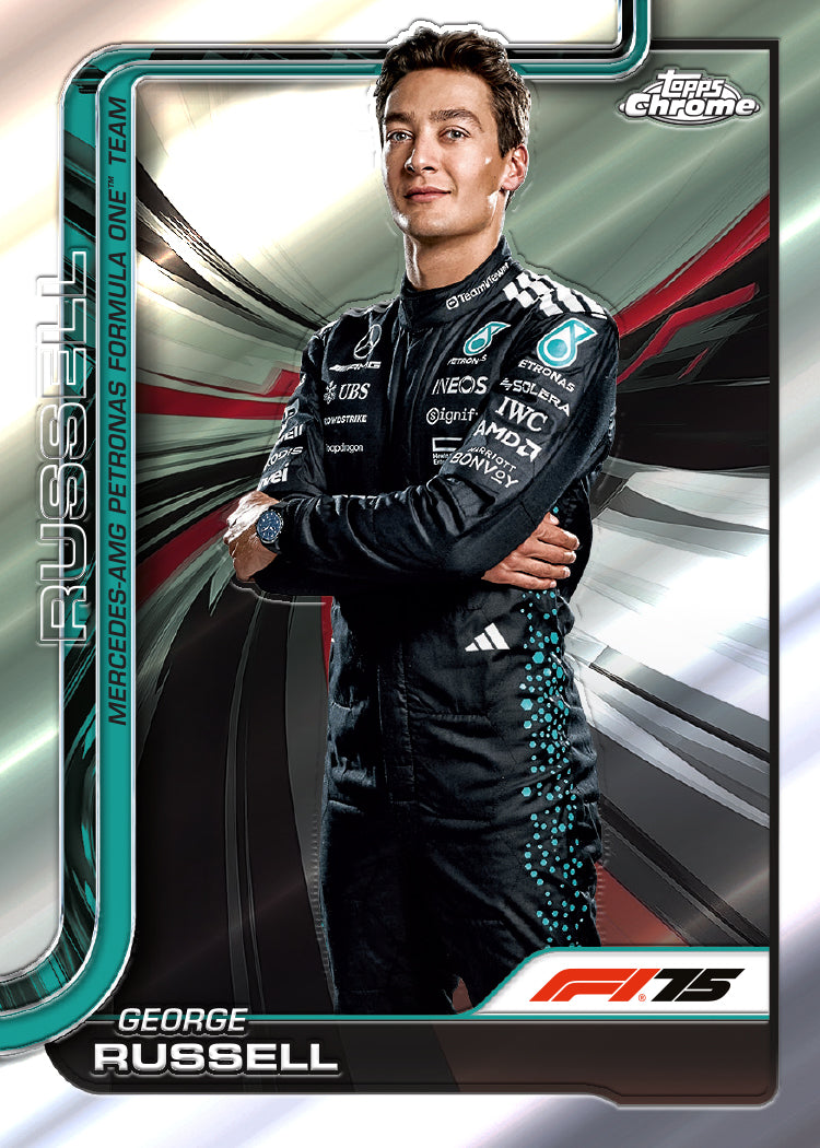 2025 Topps Chrome Formula 1 F1 Trading Cards Blaster Value Box