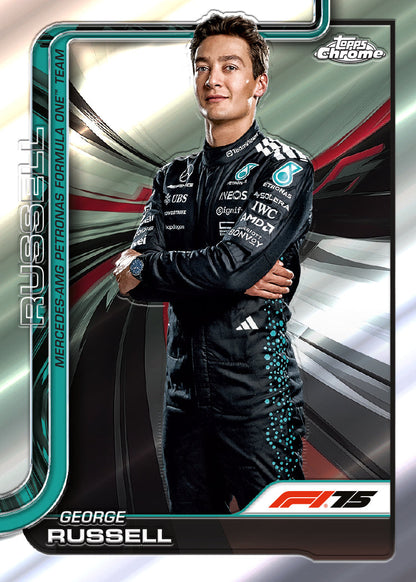 2025 Topps Chrome Formula 1 F1 Trading Cards Blaster Value Box