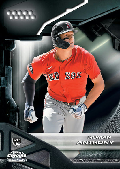 2026 Topps Chrome Black Baseball Trading Cards Factory Sealed Hobby Box