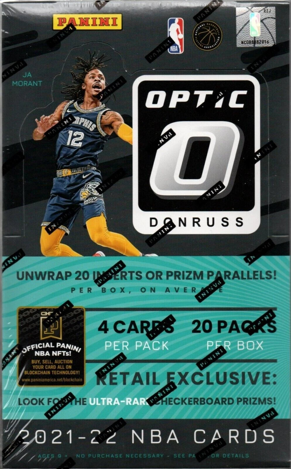 2021-22 Panini Donruss Optic Basketball Trading Cards Factory Sealed Retail Box