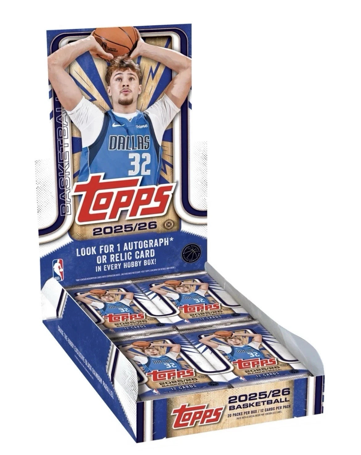 2025-26 Topps Basketball Trading Cards Hobby Box