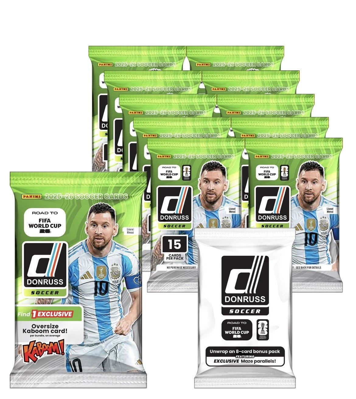 2025-26 Panini Donruss Road to the FIFA World Cup Soccer Costco Exclusive Bundle