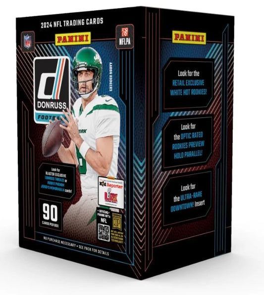 2024 Panini Donruss Football Trading Cards Blaster Box - 90 Cards Per Box