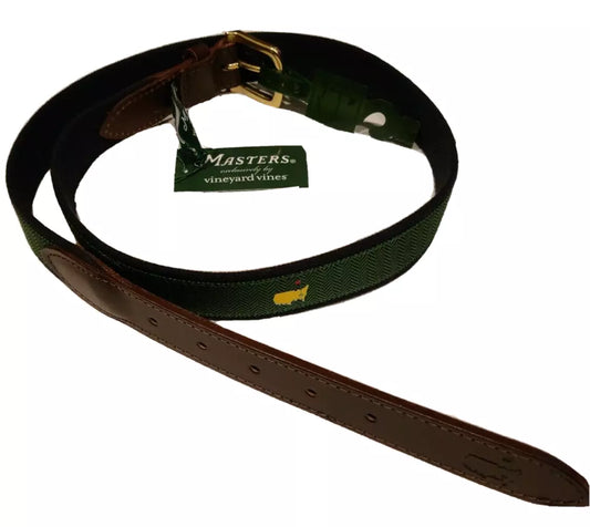 Masters Tournament Masters Logo Vineyard Vines Golf Belt AGNC - Size 42