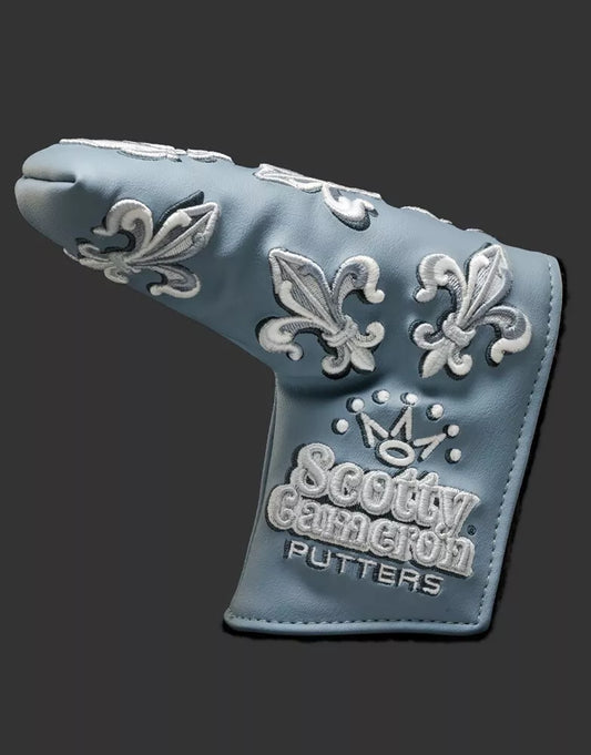 Scotty Cameron 2024 Mardi Gras White Lily Putter Blade Head Cover