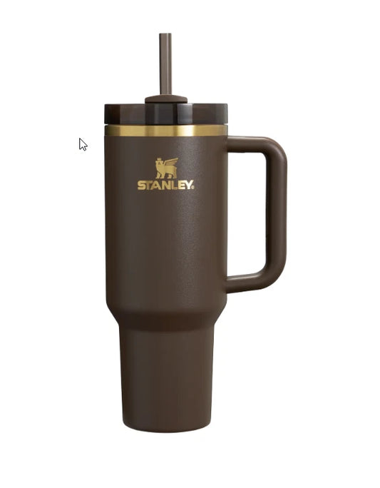 Stanley Limited Edition Chocolate Gold Quencher H2.0 FlowState Tumbler 40 Oz