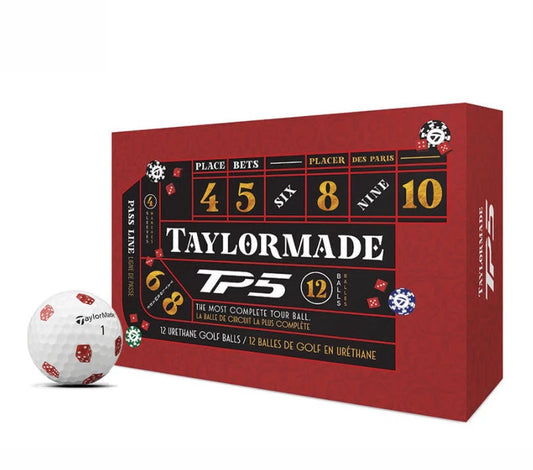 Taylormade TP5 Pix Dice Vegas Limited Edition Golf Balls - 1 Dozen