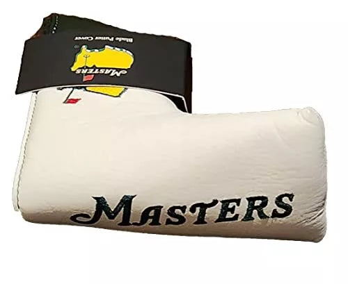 Masters Golf Premium Leather Links & Kings Embroidered Blade Putter Cover