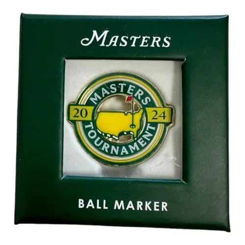 Officially Licensed 2024 Masters Tournament Commemorative Golf Ball Marker