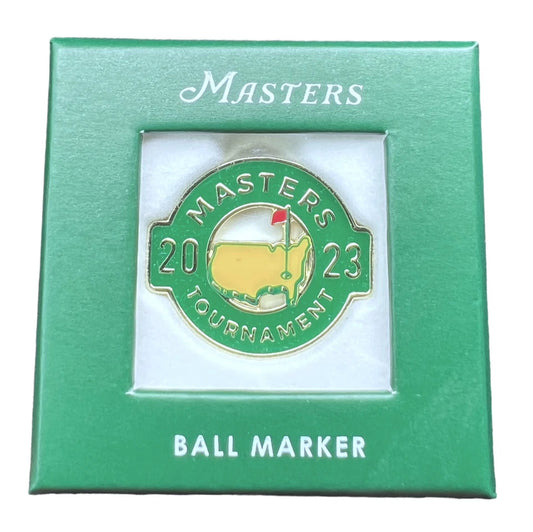 Official 2023 Masters Tournament Single Commemorative Golf Ball Marker